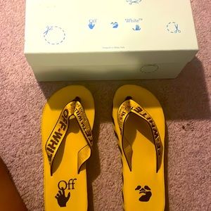 Off white sandals